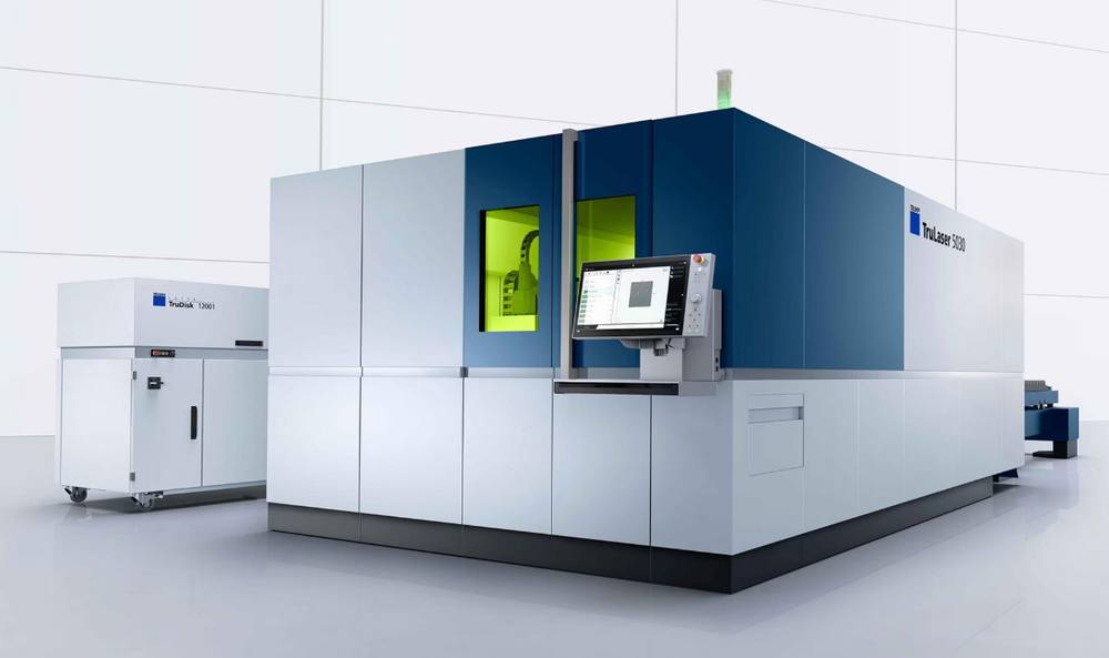 TRUMPF TruLaser 5030 fiber 12 kW Laserschneiden HEIBI TRUMPF TruLaser 5030 fiber mit 12 kW zum Laserschneiden bei HEIBI Metall in Schopfloch